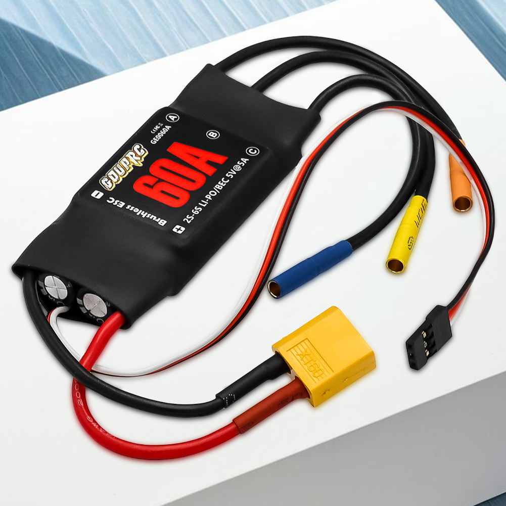 Drone Helicopter Rc - 60A Elektronik Hız Kontrol Cihazı, 5V/7A