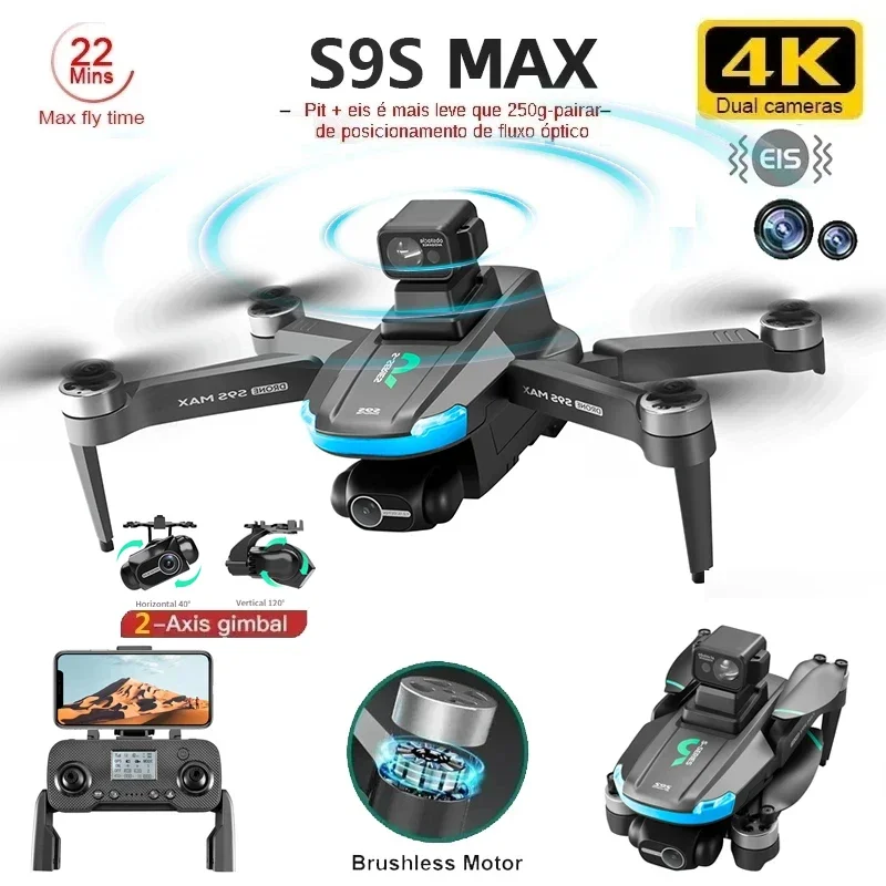 Drone Rc Explorer - YENI S9S MAX MINI Drone 4K