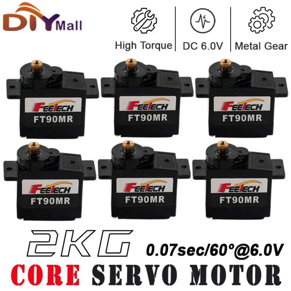 Drone Rc Car - 1/2/4 adet Feetech FT90M dijital Metal