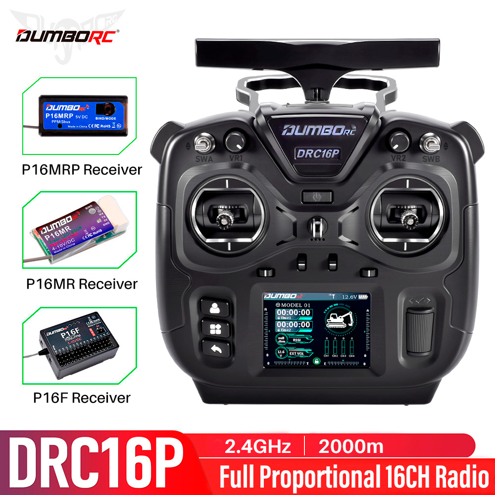 Drone Rc Jet - DUMBORC RC Verici DRC16P 16CH RC