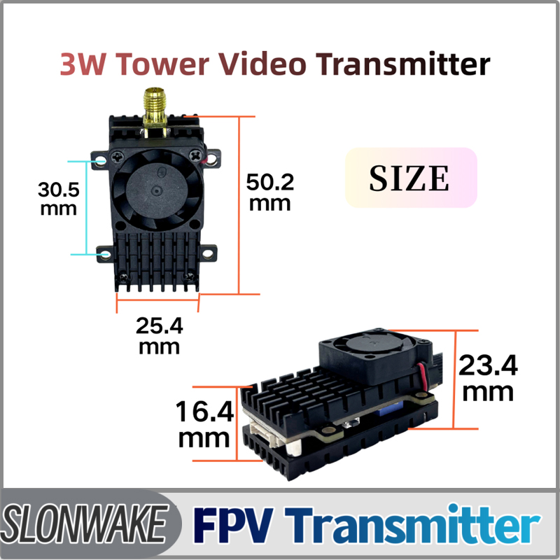 Drone Rc Toy - SLONWAKE 5.8G 3000mW Simülasyon VTX FPV