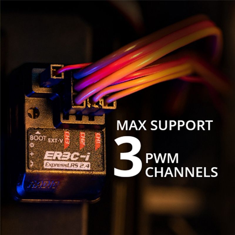 Fpv Antenna Receiver - YSUN-Radiomaster Er3ci 3CH RX Alıcı 2.4Ghz