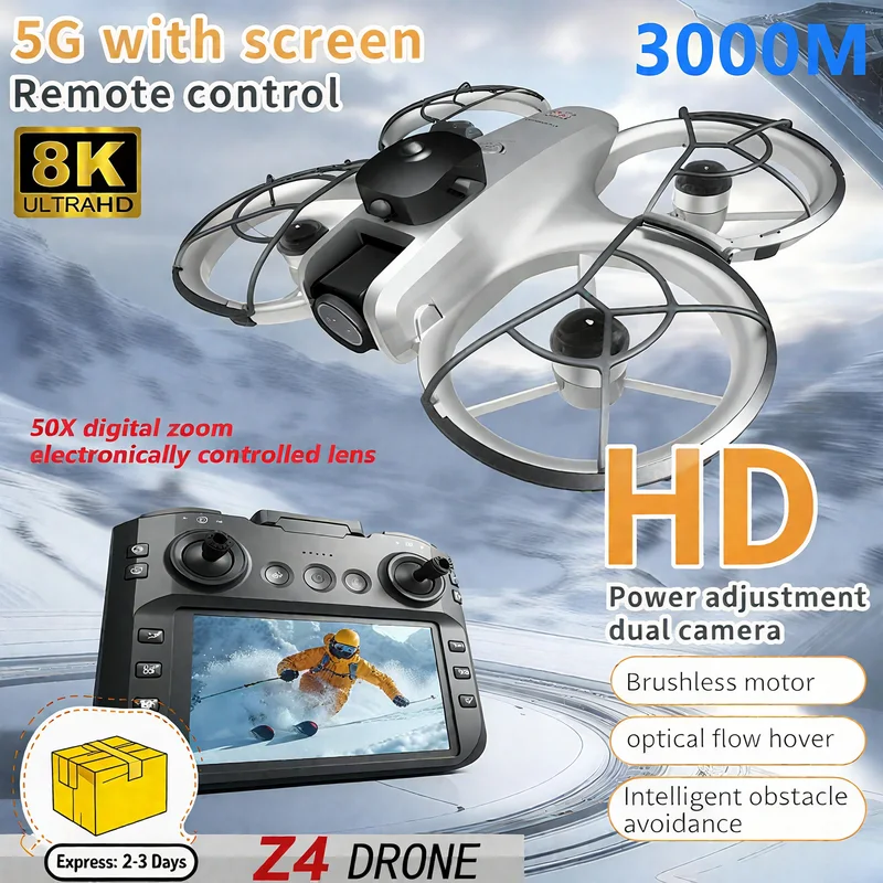 Yeni MINI Z4 Drone 4K Profesyo - Drone Without Rc incelemesi ve fiyatı