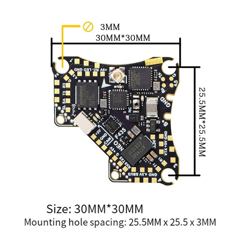 FBIL-F435 NEO 1S AIO Uçuş Kont - Drone Rc Flight Controller incelemesi ve fiyatı
