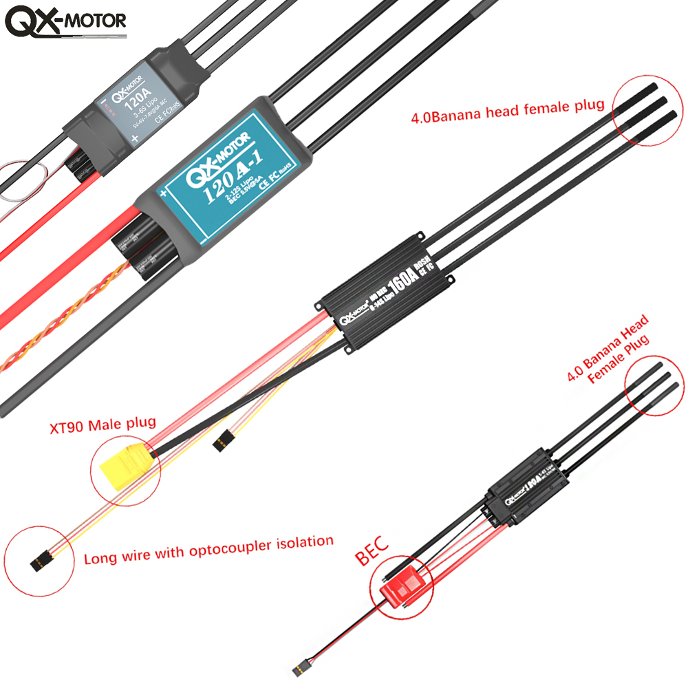 QX-MOTOR Fırçasız ESC serisi E - Drone Rc Quadcopter incelemesi ve fiyatı