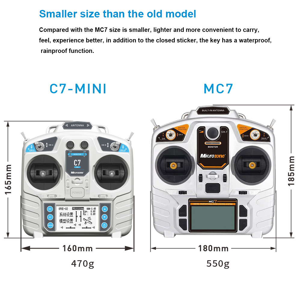 MicroZone MC7 Denetleyici C7 M - Drone Helicopter Rc incelemesi ve fiyatı