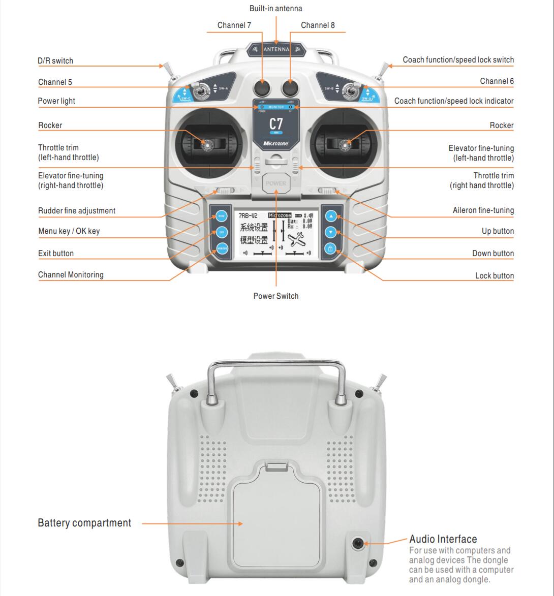 MicroZone MC7 Denetleyici C7 M - Drone Helicopter Rc incelemesi ve fiyatı