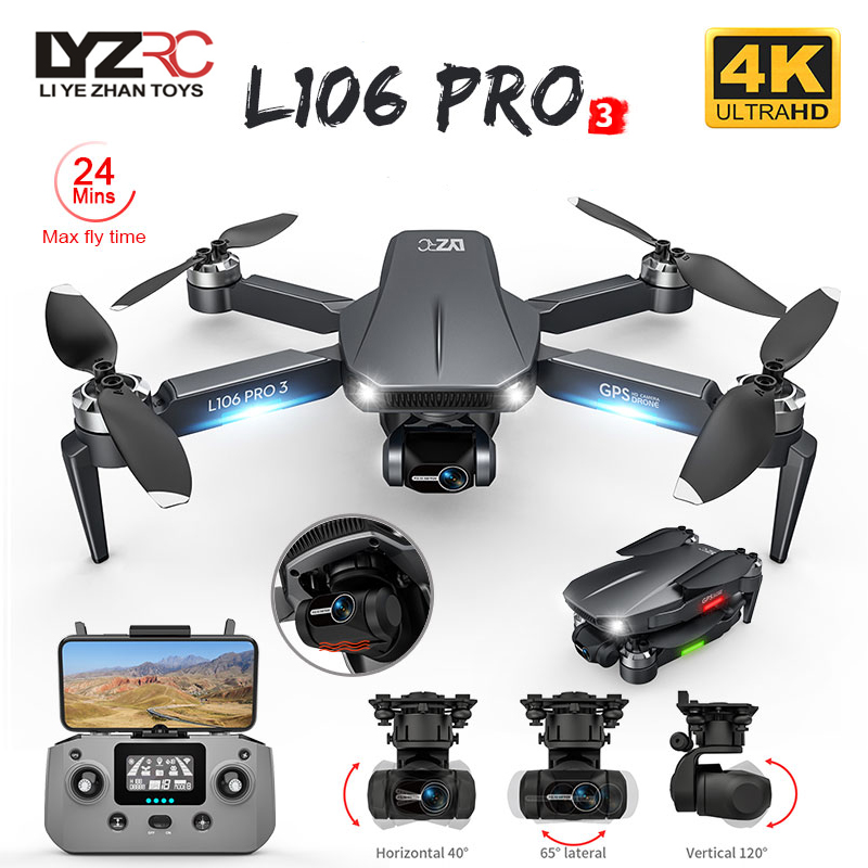 L106 Pro 3 Drone 5G WIFI FPV K - Drone Rc Fpv Pro incelemesi ve fiyatı