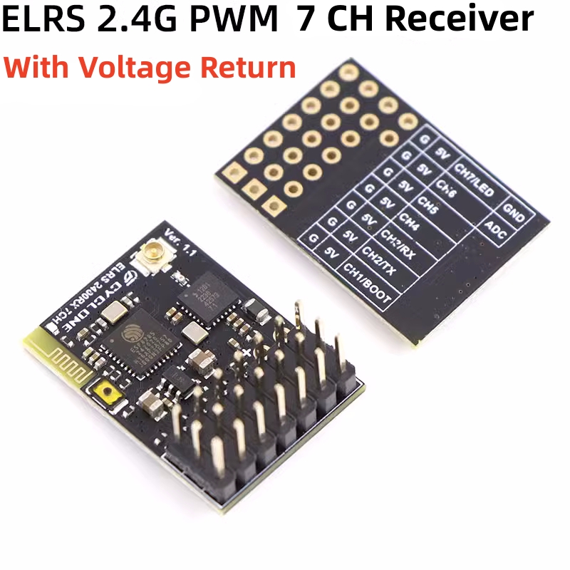 ELRS 2.4G PWM 7CH 6CH CRSF alı - Fpv Antenna Receiver incelemesi ve fiyatı