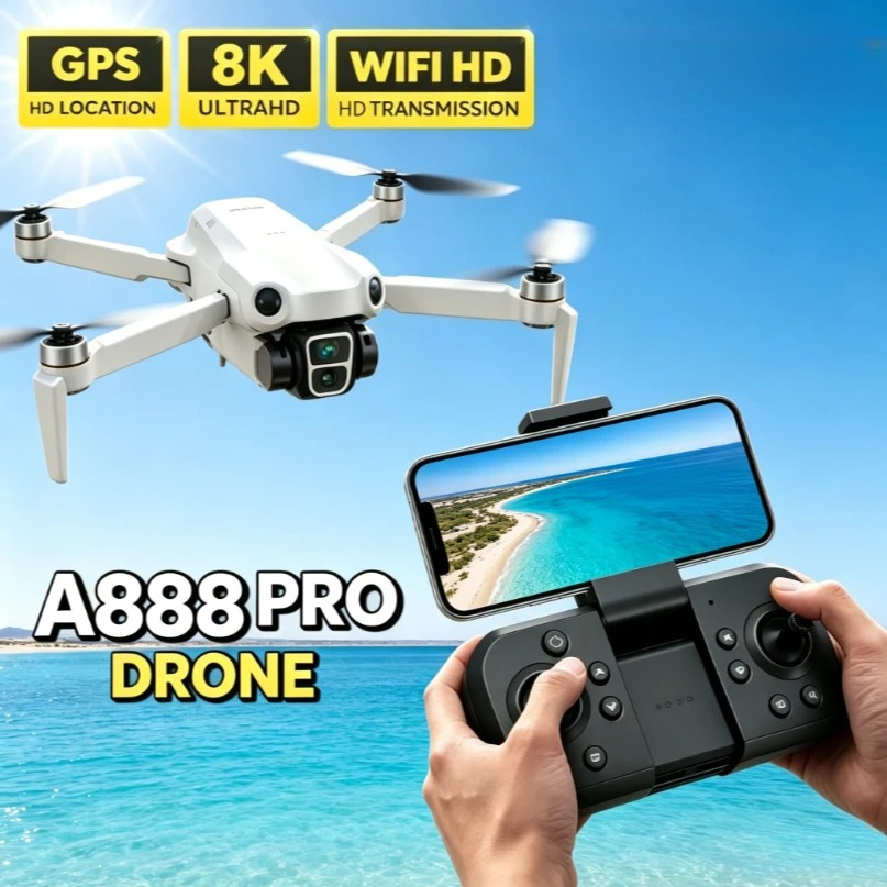 Orijinal A888 GPS FPV Drone Ka - Drone Rc Explorer incelemesi ve fiyatı