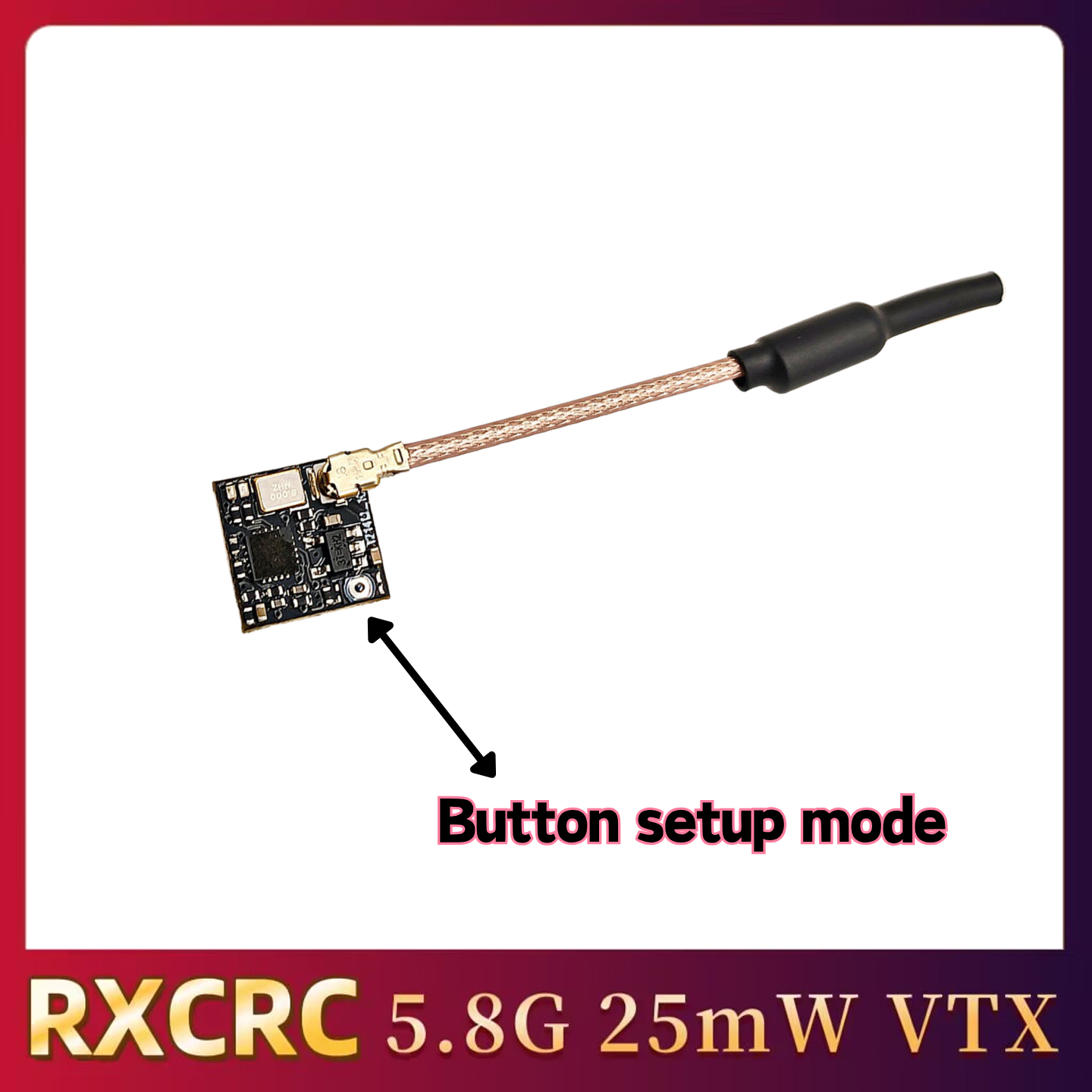 RXCRC 5.8GHz 48CH FPV 25mW Ana - Drone Rc Car incelemesi ve fiyatı